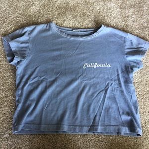 Brandy Melville basic “California” blue T-shirt